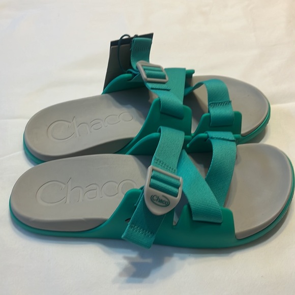 Chaco Chillos Size 10 Women Turquoise NWT - Picture 2 of 4